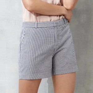 Banana Republic Viscose-Blend 5” Striped Shorts